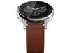 ساعت هوشمند موتورولا مدل موتو 360 نسل دوم بند چرم قهوه ای سایز 46 میلیمتر